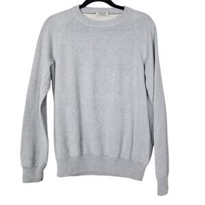 Fioroni Cashmere M Crew Neck Gray Soft Casual Sweater Italy Minimalist Staple